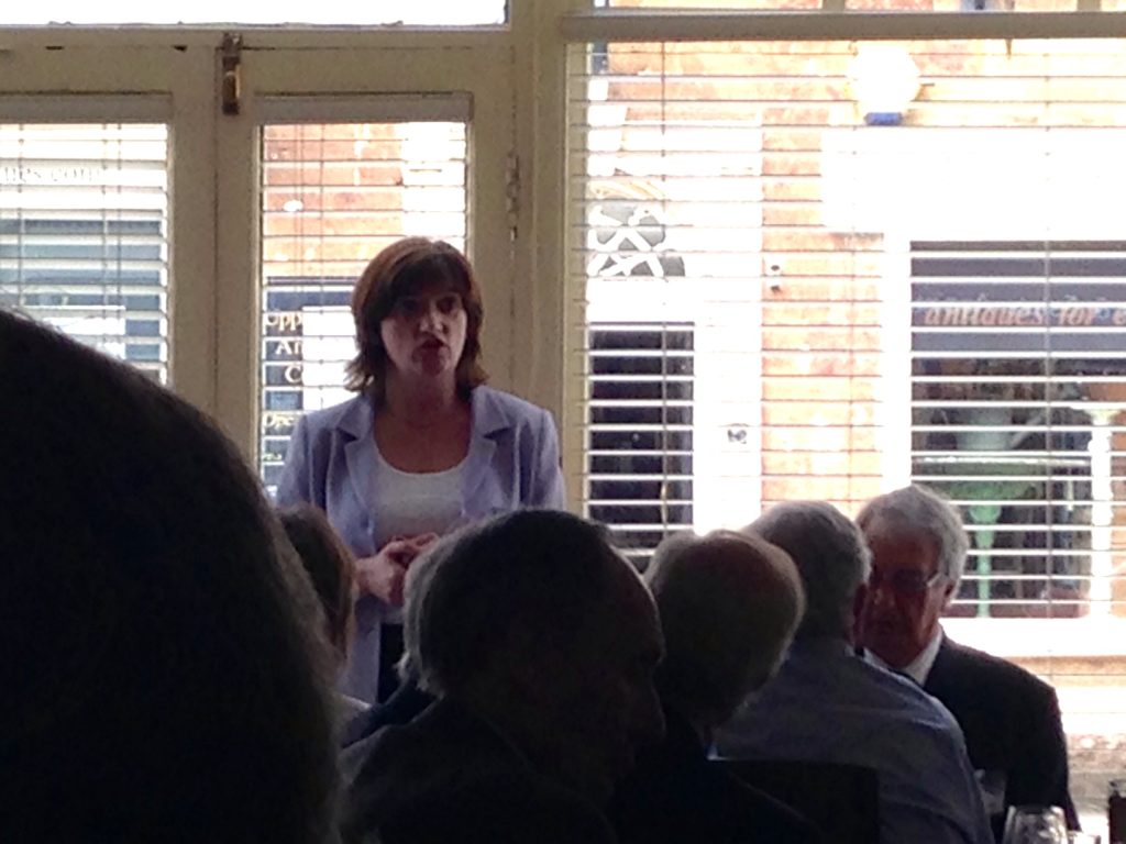 Lunch with Nicky Morgan MP